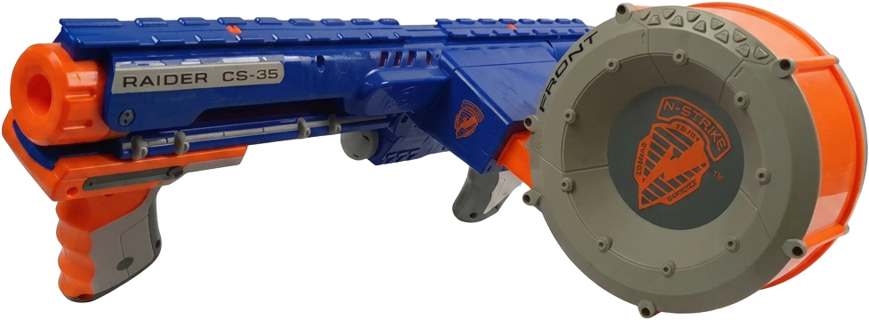 Nerf Elite Raider CS-35 drum blaster