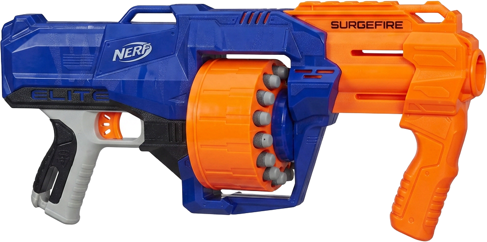 Nerf Elite Surgefire pump-action blaster